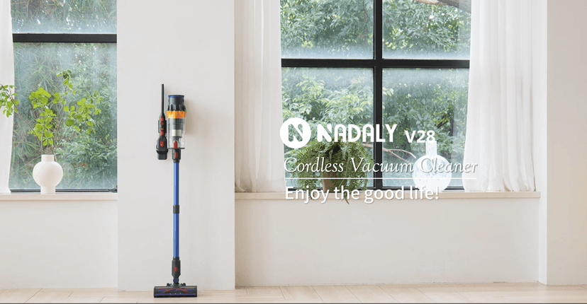NADALY Cordless Vacuum Cleaner, 550W/45Kpa Vacuum Cleaner for Home, Up to 65Mins Runtime Stick Vacuum, Anti-Tangle & Auto Mode Lightweight Vacuum, Wireless Vacuum for Pet Hair Carpet Hardwood Floor
