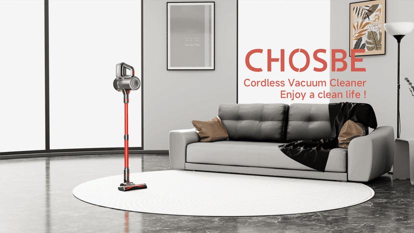 Cordless Vacuum Cleaner, 500W/40Kpa Stick Vacuum with 45Mins Runtime, Self-Standing Vacuum Cleaners for Home, Anti-Tangle, 1.5L Dust Cup, Rechargeable Vacuum for Hardwood Floor Carpet Pet Hair