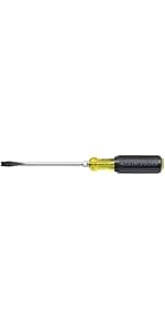 Klein Tools 600-4 1/4-Inch Keystone Cushion-Grip Screwdriver, Made in USA