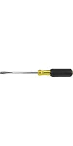 Klein Tools 600-4 1/4-Inch Keystone Cushion-Grip Screwdriver, Made in USA
