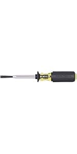 Klein Tools 600-4 1/4-Inch Keystone Cushion-Grip Screwdriver, Made in USA