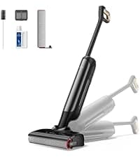 MOVA M10 Cordless Wet Dry Vacuum Cleaner 180° Lie-Flat Smart Vacuum Mop All in One for Hard Floor, 167°F Flashdry Self-Cleaning, Zero inch Dual-Edge Cleaning, 18000Pa Suction, Zero-Tangle for Pet Hair
