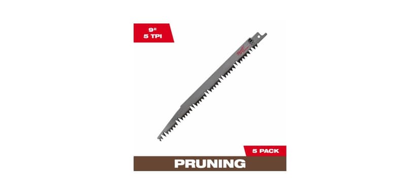 9 Pruning SAWZALL Reciprocating Saw Blades 5 TPI
