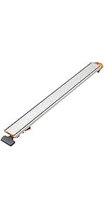 BORA 100" NGX Clamp Edge, Straight Cut Guide for Circular Saws, Aluminum, Includes 50-Inch Clamp Edge & 50-Inch Extension for 100-Inch Cutting Length, 544100