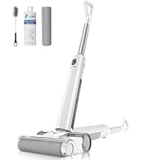 JONR ED12 Lite Wet Dry Vacuum Cleaner, Cordless Vacuum Mop with Self-Washing, 0.1 inch Edge Cleaning, 30min Runtime, Anti-Tangle Design, 7.7lbs Lightweight Mop Vacuum Cleaner for Hard Floors