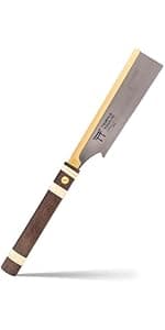 Japanese Pull Saw - 9.5 Ryoba Hand Saw with Rip-cut and Crosscut - Wood Saw for Dovetails, Tenons, Joinery, Cutting Boards to Length & Width- Temple Tool Co.