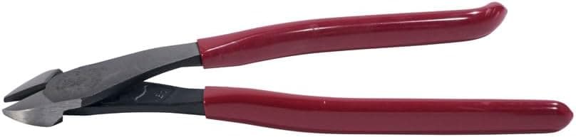 Klein Tools D248-9ST Diagonal Cutting Pliers, Made in USA, Ironworker's Diagonal Cutters with High Leverage Design, Works as Rebar Cutter and Rebar Bender, 9-Inch