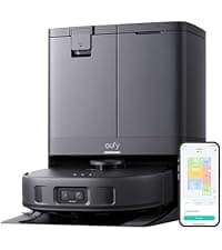 eufy L60 Robot Vacuum with Self Empty Station, Hair Detangling Technology, Up to 60 Days Hands Free Cleaning, 5,000 Pa Suction, Remove Hair, Dust