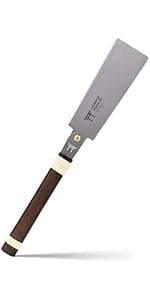 Japanese Pull Saw - 9.5 Ryoba Hand Saw with Rip-cut and Crosscut - Wood Saw for Dovetails, Tenons, Joinery, Cutting Boards to Length & Width- Temple Tool Co.