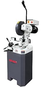 KAKA INDUSTRIAL Metal Cutting Chop Saw 14-Inch, 15-Amp Motor, Cuts Steel, Rebar, Iron, Aluminum, 0-45° Adjustable Angle CHS-355