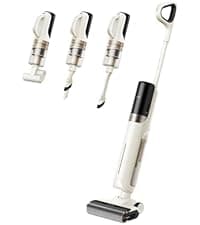 MOVA M10 Cordless Wet Dry Vacuum Cleaner 180° Lie-Flat Smart Vacuum Mop All in One for Hard Floor, 167°F Flashdry Self-Cleaning, Zero inch Dual-Edge Cleaning, 18000Pa Suction, Zero-Tangle for Pet Hair