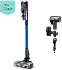 Bissell ICONPet Turbo Vacuum with Powerful Turbo Boost Suction, Tangle Free Brush Roll, & Parking Break, LED Crevice + Dusting Brush Tool, LED Motorized TurboBrush Tool, & Wall Mount. Color May Vary