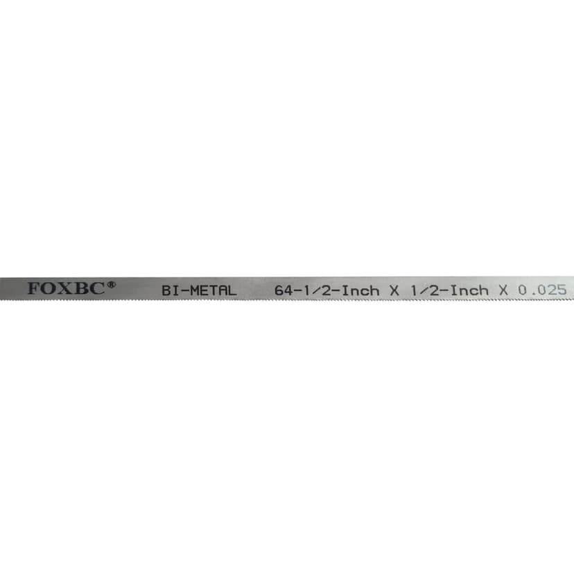 FOXBC 64-1/2 Inch Bandsaw Blades Metal Cutting, 64-1/2-Inch X 1/2" X 0.02" 14/18 TPI
