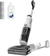 Tineco Floor ONE S7 FlashDry Smart Cordless Wet Dry Vacuum Cleaner, Long Runtime, Great for Sticky Messes, Self-Cleaning, 158℉Hot Air FlashDrying, Dual-Sided Edge Cleaning, Extended Battery Lifespan