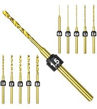 AM ARROWMAX Mini Drill Pen, 5-Speed, LED Lights, OLED Display, Aluminium Box, Resin Drill Set With 10 Small Bits, 3/32-Inch Shank, For Jewelry Making, Wood, Plastic