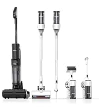 Tineco Floor ONE S7 FlashDry Smart Cordless Wet Dry Vacuum Cleaner, Long Runtime, Great for Sticky Messes, Self-Cleaning, 158℉Hot Air FlashDrying, Dual-Sided Edge Cleaning, Extended Battery Lifespan