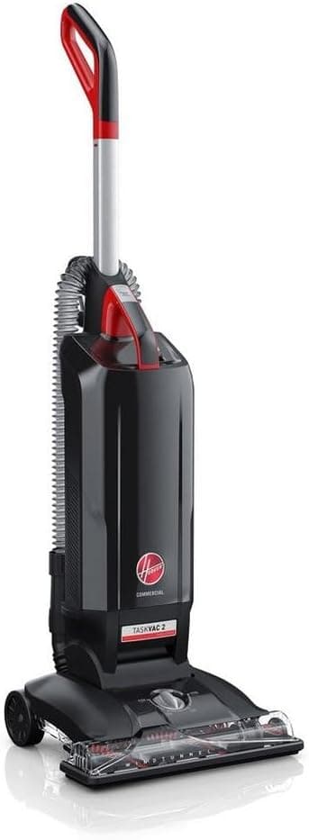 Hoover Commercial Bagged Task Vac Upright Vacuum, Black, CH54100V