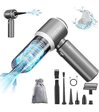 Handheld Vacuum,Car Vacuum Cleaner,4-in-1 20000PA High Power Portable Rechargeable Vacuum Cleaner with Brushless Motor, Small Handheld Vacuum & Air Blower & Pump-Black