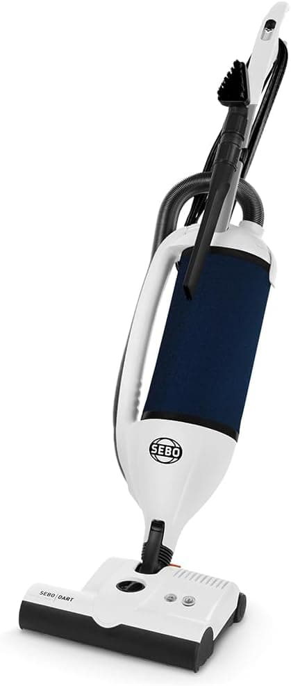 Sebo 9855AM Dart Upright Vacuum w/ET-1 Power Head (Arctic White)
