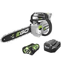 EGO POWER+ Chain Saw, 16” Battery Powered Chainsaw, Electric Cordless, Includes 56V 2.5Ah Battery and Charger – CS1611