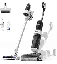 Tineco Floor ONE Stretch S6 Cordless Wet Dry Vacuum Cleaner, 180°Lay-Flat Smart Vacuum Mop, 40 Minutes Long Runtime 158℉ Flashdry Self-Cleaning, Dual-Sided Edge Cleaning Lightweight Floor Cleaner