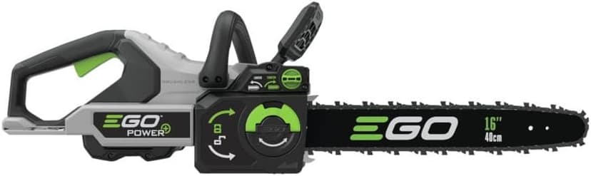 EGO POWER+ Chain Saw, 16” Battery Powered Chainsaw, Electric Cordless, Includes 56V 2.5Ah Battery and Charger – CS1611