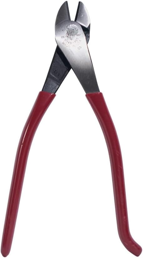Klein Tools D248-9ST Diagonal Cutting Pliers, Made in USA, Ironworker's Diagonal Cutters with High Leverage Design, Works as Rebar Cutter and Rebar Bender, 9-Inch