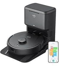 eufy L60 Robot Vacuum with Self Empty Station, Hair Detangling Technology, Up to 60 Days Hands Free Cleaning, 5,000 Pa Suction, Remove Hair, Dust