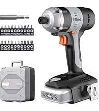 Litheli 20V Cordless Impact Driver, 1593 in-lbs Max Torque, 1/4 in. Hex Power Drill/Driver with Battery (Charger not Included)