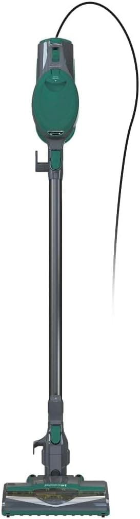 Shark Corded Stick Vacuum, Ultra-Lightweight, Swivel Steering, Powerful Deep-Cleaning, Floor-to-Ceiling Versatility, Converts to a Handheld Vacuum, Carpets & Hardfloor, Green, CS110EM