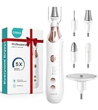 COSLUS Cordless Nail Drill Electric File: Professional for Acrylic Gel Dip Powder Nails Portable Nail Drill Machine Kit for Manicure Pedicure Nail Set with Everything Rechargeable Lightweight