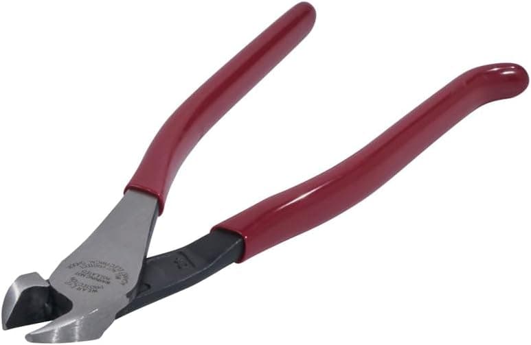 Klein Tools D248-9ST Diagonal Cutting Pliers, Made in USA, Ironworker's Diagonal Cutters with High Leverage Design, Works as Rebar Cutter and Rebar Bender, 9-Inch
