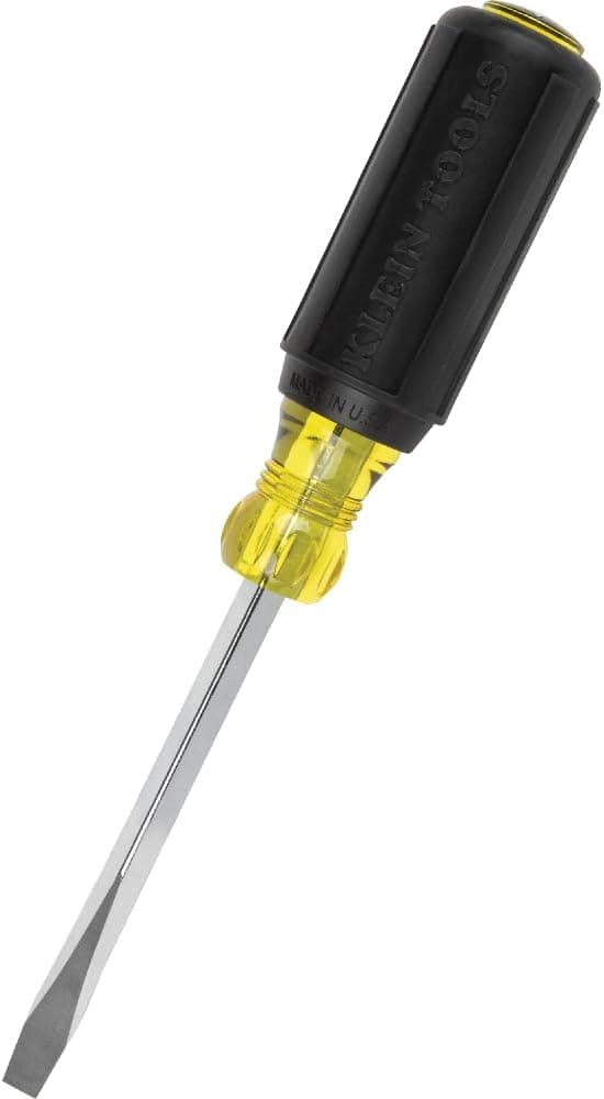 Klein Tools 600-4 1/4-Inch Keystone Cushion-Grip Screwdriver, Made in USA