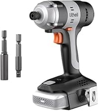 Litheli 20V Cordless Impact Driver, 1593 in-lbs Max Torque, 1/4 in. Hex Power Drill/Driver with Battery (Charger not Included)