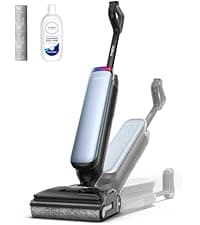 Tineco Floor ONE Stretch S6 Cordless Wet Dry Vacuum Cleaner, 180°Lay-Flat Smart Vacuum Mop, 40 Minutes Long Runtime 158℉ Flashdry Self-Cleaning, Dual-Sided Edge Cleaning Lightweight Floor Cleaner