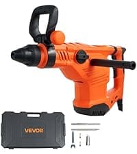 VEVOR 5/8" SDS-Plus Rotary Hammer Drill,20V Brushless Cordless Hammer Drills,4.0Ah Lithium-Ion Battery Powered,3.0A Fast Charger,Electric Demolition Hammers Variable Speed,Power Tool For Concret