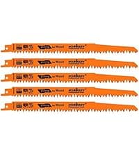 HORUSDY 10-Piece Reciprocating Saw Blades Set, Metal & Woodcutting Saw Blades