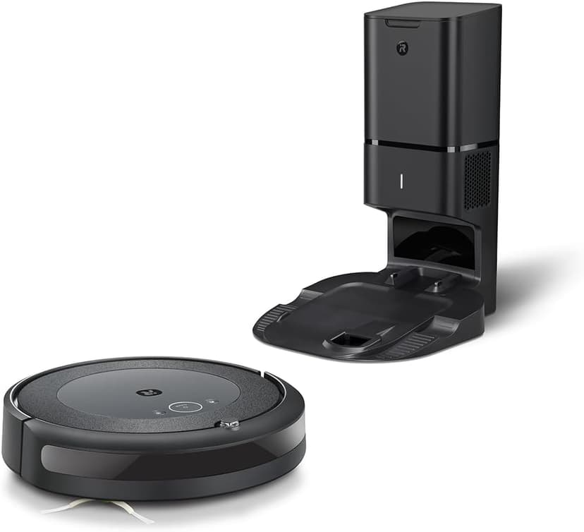 iRobot Roomba i4+ EVO Self Emptying Robot Vacuum - Empties Itself for up to 60 Days, Clean by Room with Smart Mapping, Compatible with Alexa, Ideal for Pet Hair, Carpets