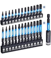 toolant 127pcs SAE/Metric Tap and Die Set, Ratcheting SAE Metric TAP and Die Set Standard with Drill Bit Combo for Threading