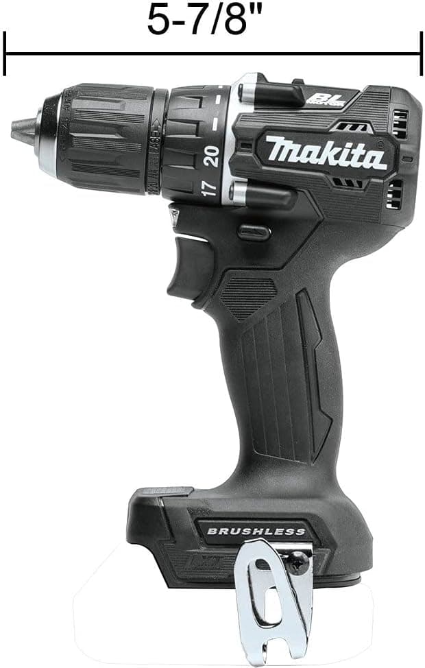 Makita XFD15ZB 18V LXT Lithium-Ion Sub-Compact Brushless Cordless 1/2" Driver-Drill, Tool Only, Black