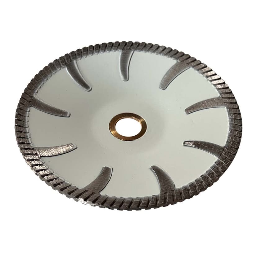 5" Contour Cutter Diamond Saw Blades for Granite, Quartz, and Other Engineered Stones, Wet or Dry, 1" Arbor