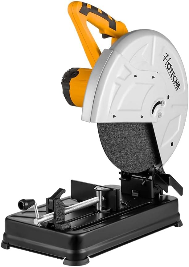 Hoteche 14-Inch Metal Cutting Chop Saw 2600W Heavy-Duty Electric Cut Off Machine with Saw Blade