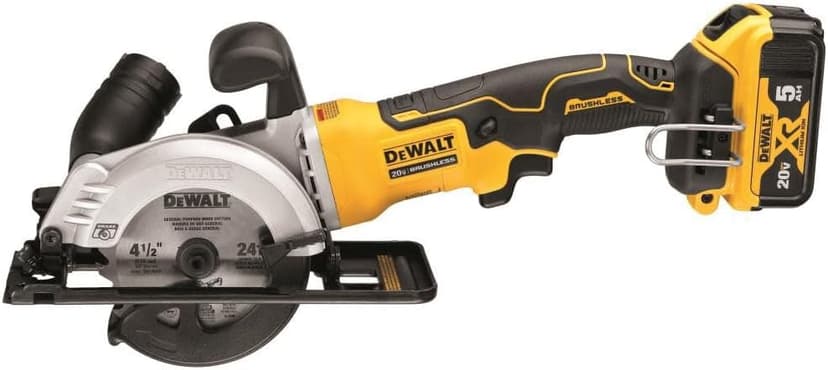 DEWALT ATOMIC 20V MAX* Circular Saw Kit, 4-1/2-Inch (DCS571P1)