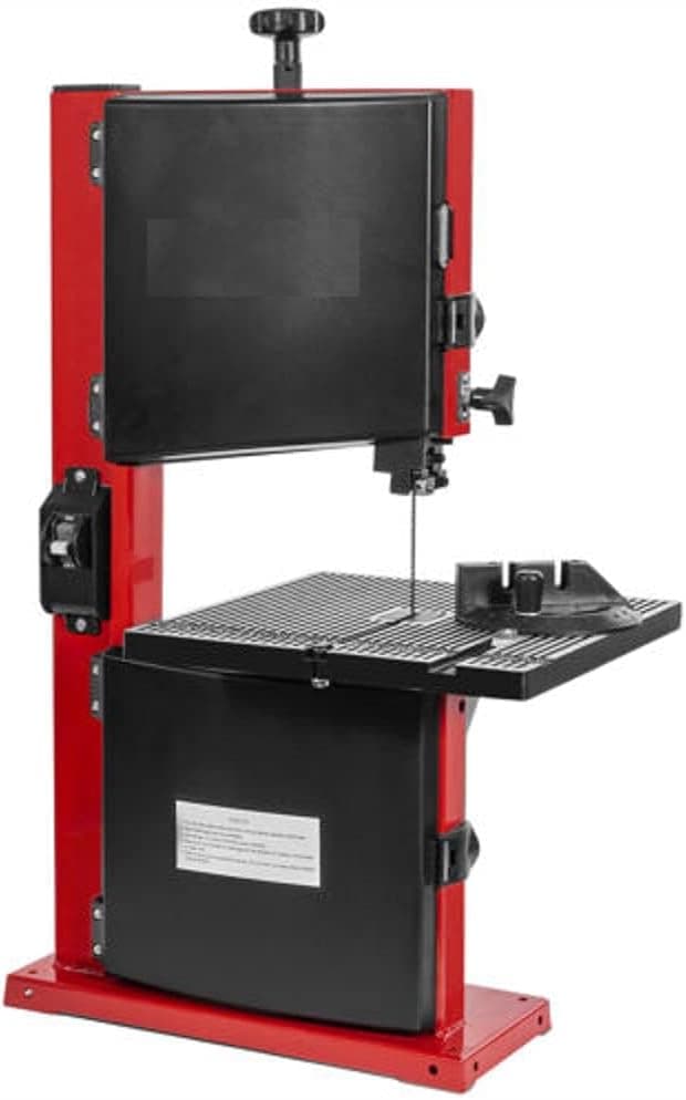 9" Benchtop Stationary Band Saw Woodwork Adjustable Angle DIY w/Dust Port,Jikkolumlukka