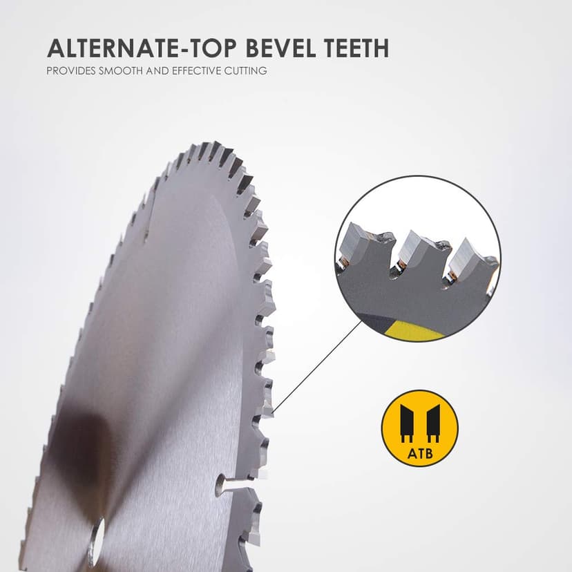 Luckyway 12 Inch Miter Saw Blade 80T with 1 Inch Arbor TCT Circular Saw Blade for Cutting Wood