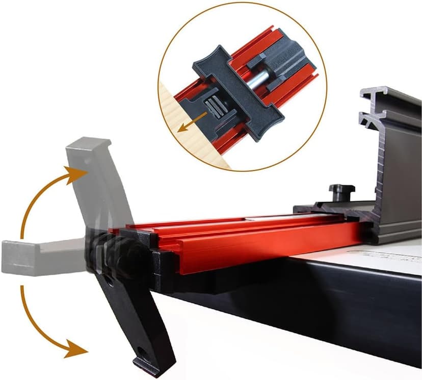 O'SKOOL 24 inch Straight Edge Guide Clamp with Band Saw Fence