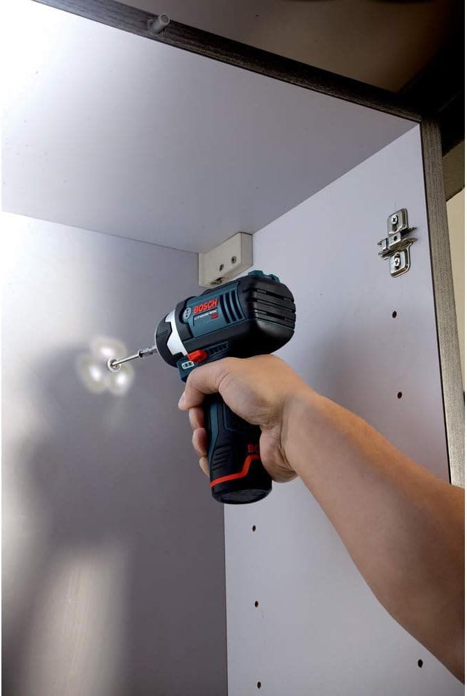 BOSCH PS41-2A 12V Max 1/4-Inch Hex Impact Driver Kit with (2) 2.5Ah Batteries