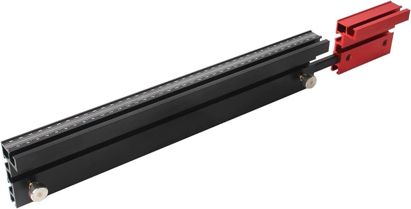 Miter Saw Fence for Woodworking Accessories, 75 T-Track Table Fence System with Laser Measure - Fits Portable Table Saws, Band Saws and Cabinet Saws (Fence Only)