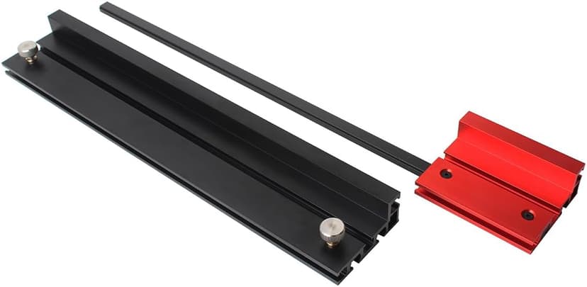 Miter Saw Fence for Woodworking Accessories, 75 T-Track Table Fence System with Laser Measure - Fits Portable Table Saws, Band Saws and Cabinet Saws (Fence Only)