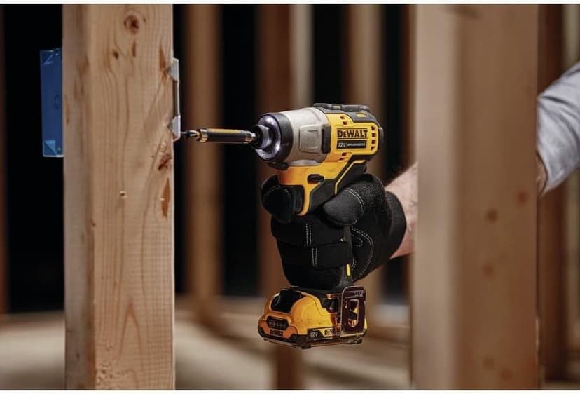 DEWALT XTREME 12V MAX* Impact Driver, Cordless, 1/4-Inch, Tool Only (DCF801B)